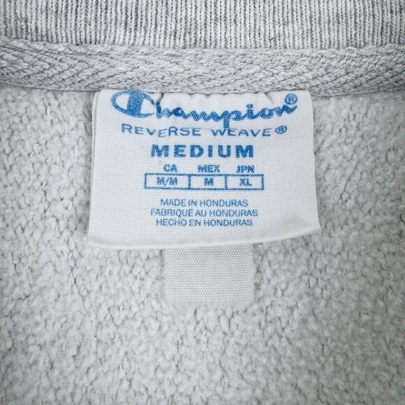 Vintage Champion Penn State Crewneck Sweatshirt Reverse Weave Light Gray Medium - Picture 9 of 14